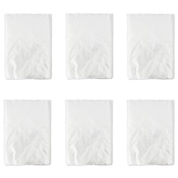 Feuille anti-poussière 6 pcs Transparent 400 x 500 cm HDPE 624505624505