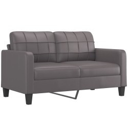 Ensemble de canapés 3 pcs avec coussins Gris Similicuir 624508624508