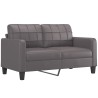 Ensemble de canapés 3 pcs avec coussins Gris Similicuir 624508624508