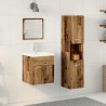 Ensemble de mobilier de salle de bain 4 pcs Bois ancien 624515624515