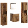 Ensemble de mobilier de salle de bain 4 pcs Bois Ancien 624527624527
