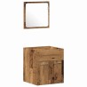 Ensemble de mobilier de salle de bain 4 pcs Bois Ancien 624527624527