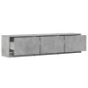 Meuble TV avec LED Béton 165 x 34 x 40 cm Bois d'ingénierie 624528624528