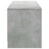Meuble TV avec LED Béton 165 x 34 x 40 cm Bois d'ingénierie 624528624528
