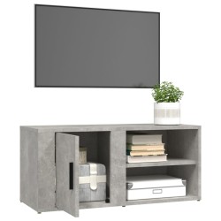 Meubles TV 2 pcs Gris béton 80x31,5x36 cm Bois d'ingénierie 624529624529