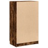 Meuble à chaussures Chêne fumé 59x35x100 cm Bois d'ingénierie 624532624532