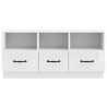Meuble TV Blanc brillant 102 x 34,5 x 47 cm Bois d'ingénierie 624543624543