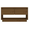 Meuble TV Marron miel 74x34x40 cm Bois de pin massif 624545624545