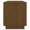 Meuble TV Marron miel 74x34x40 cm Bois de pin massif 624545624545