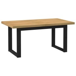 Table à manger NOAIN pieds en forme de U 160x90x75cm massif pin 624546624546