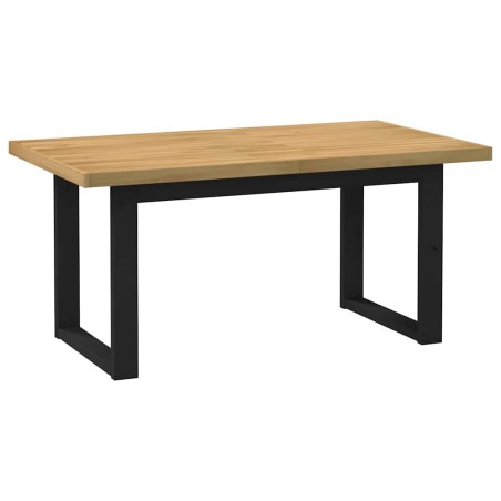 Table à manger NOAIN pieds en forme de U 160x90x75cm massif pin 624546624546