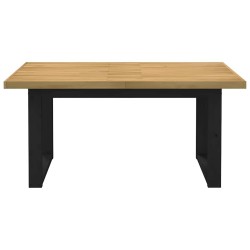 Table à manger NOAIN pieds en forme de U 160x90x75cm massif pin 624546624546
