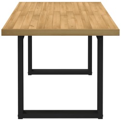 Table à manger NOAIN pieds en forme de U 160x90x75cm massif pin 624546624546