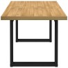 Table à manger NOAIN pieds en forme de U 160x90x75cm massif pin 624546624546
