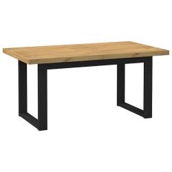 Table à manger NOAIN pieds en forme de U 160x90x75cm massif pin 624546624546
