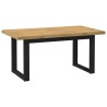 Table à manger NOAIN pieds en forme de U 160x90x75cm massif pin 624546624546