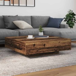 Table basse Bois ancien 100 x 100 x 31 cm Bois d'ingénierie 624548624548