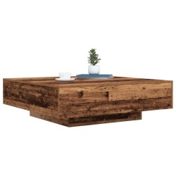 Table basse Bois ancien 100 x 100 x 31 cm Bois d'ingénierie 624548624548