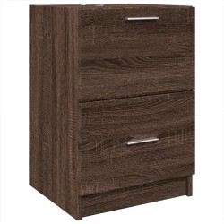 Meuble d'évier chêne marron 40x37x59 cm bois d'ingénierie 624549624549