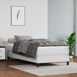 Matelas de lit à ressorts ensachés fermeté moyenne Blanc 100x200x20 cm 624550624550