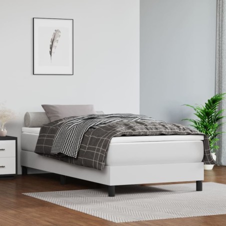 Matelas de lit à ressorts ensachés fermeté moyenne Blanc 100x200x20 cm 624550624550