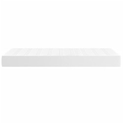 Matelas de lit à ressorts ensachés fermeté moyenne Blanc 100x200x20 cm 624550624550