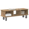 Meuble TV 100 x 35 x 35 cm Chêne artisanal Bois d'ingénierie 624552624552