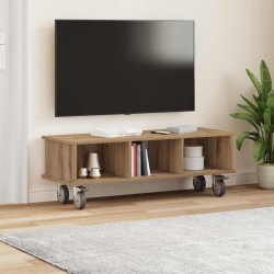 Meuble TV 100 x 35 x 35 cm Chêne artisanal Bois d'ingénierie 624552624552