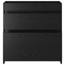 Meuble sous lavabo de salle de bain Chêne noir 624553624553