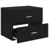 Meuble de Salle de Bain Suspendu Chêne noir 62,5 x 44,5 x 50 cm 624554624554