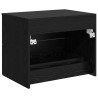 Meuble de Salle de Bain Suspendu Chêne noir 62,5 x 44,5 x 50 cm 624554624554