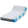 Matelas Blanc et Gris 90 x 200 cm Tissu jacquard 624556624556