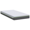 Matelas Blanc et Gris 90 x 200 cm Tissu jacquard 624556624556