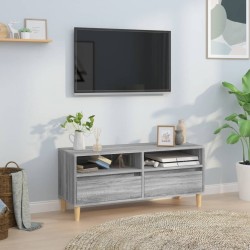 Meuble TV sonoma gris 100x34,5x44,5 cm bois d'ingénierie 624559624559