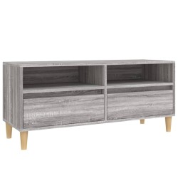 Meuble TV sonoma gris 100x34,5x44,5 cm bois d'ingénierie 624559624559