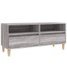 Meuble TV sonoma gris 100x34,5x44,5 cm bois d'ingénierie 624559624559