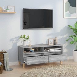 Meuble TV sonoma gris 100x34,5x44,5 cm bois d'ingénierie 624559624559