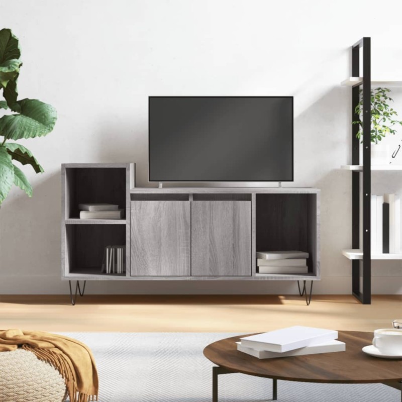 Meuble TV Sonoma gris 100x35x55 cm Bois d'ingénierie 624560624560