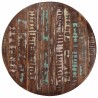 Table à dîner Ø110x78 cm Bois de récupération massif et acier 624562624562