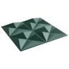 Panneaux muraux 24 pcs Vert Origami 50 x 50 cm Mousse XPS 624565624565