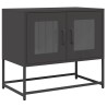 Meuble TV noir 68x39x60,5 cm acier laminé à froid 624567624567