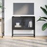 Meuble TV noir 68x39x60,5 cm acier laminé à froid 624567624567