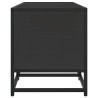 Meuble TV noir 120x35x41 cm bois d'ingénierie et métal 624568624568