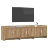 Meuble TV 168 x 33 x 47 cm Chêne artisanal Bois d'ingénierie 624570624570
