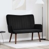 Sofa 2 places Noir 115 x 61 x 87 cm Velours (V) 624572624572