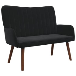 Sofa 2 places Noir 115 x 61 x 87 cm Velours (V) 624572624572