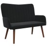 Sofa 2 places Noir 115 x 61 x 87 cm Velours (V) 624572624572