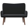 Sofa 2 places Noir 115 x 61 x 87 cm Velours (V) 624572624572