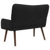 Sofa 2 places Noir 115 x 61 x 87 cm Velours (V) 624572624572