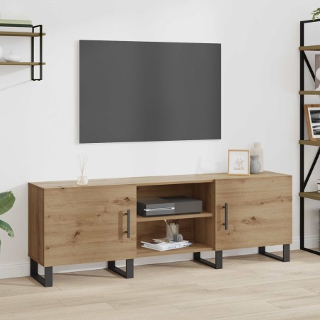 Meuble TV 150 x 30 x 50 cm Chêne artisanal Bois d'ingénierie 624573624573